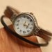 Vintage Watch. Handstitch. Leather Band ///////// Handcraft Watch ///////// Once