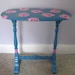 Reduced Shipping Lilly Pulitzer inspired Table with roses