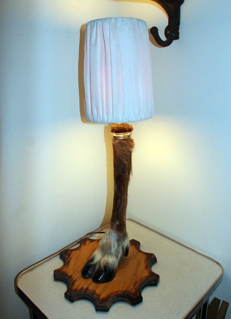 Vintage Caribou Leg Lamp