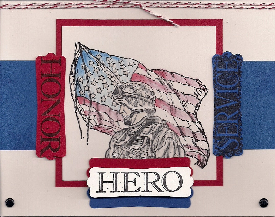 Honor, Hero, Service Card