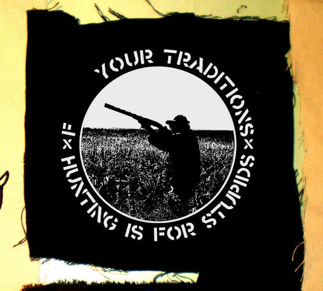 F word your traditions hunting patch