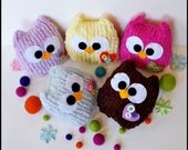 One chenille mini owl plush