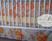 Baby Bedding- Design Your Own Crib Set- Heirloom in Amber