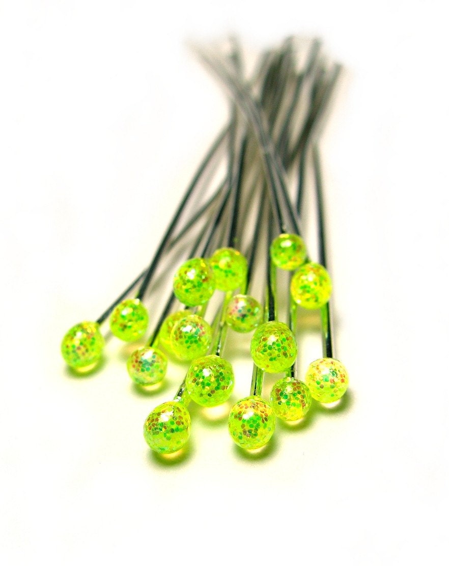 Neon Green Glitter
