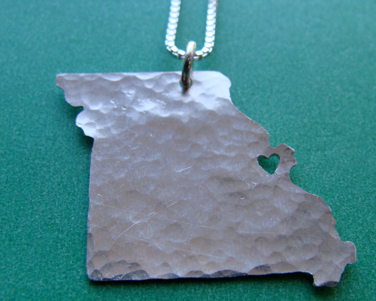 Missouri State Necklace (sterling silver)