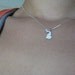 Tiny Michigan State Necklace (sterling silver)