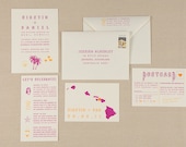 Hawaiian Beach Wedding Invitations