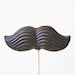 5 Chocolate Mustache Lollipops: Sparkly Gentlemen Series