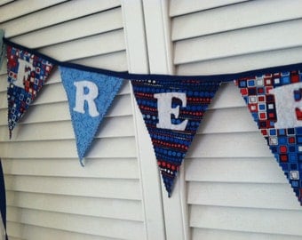 Freedom Pennant banner