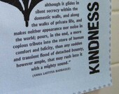 Prayer Flag, Kindness, ...that humble current of little kindnesses...