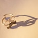 Mustache ring.Sterling silver.Adjustable geek fashion ring.Glasses and black mustache.Gifts under 25