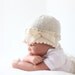Newborn Signature Ribbon Hat - Summer 2011 Version - Soft Gray
