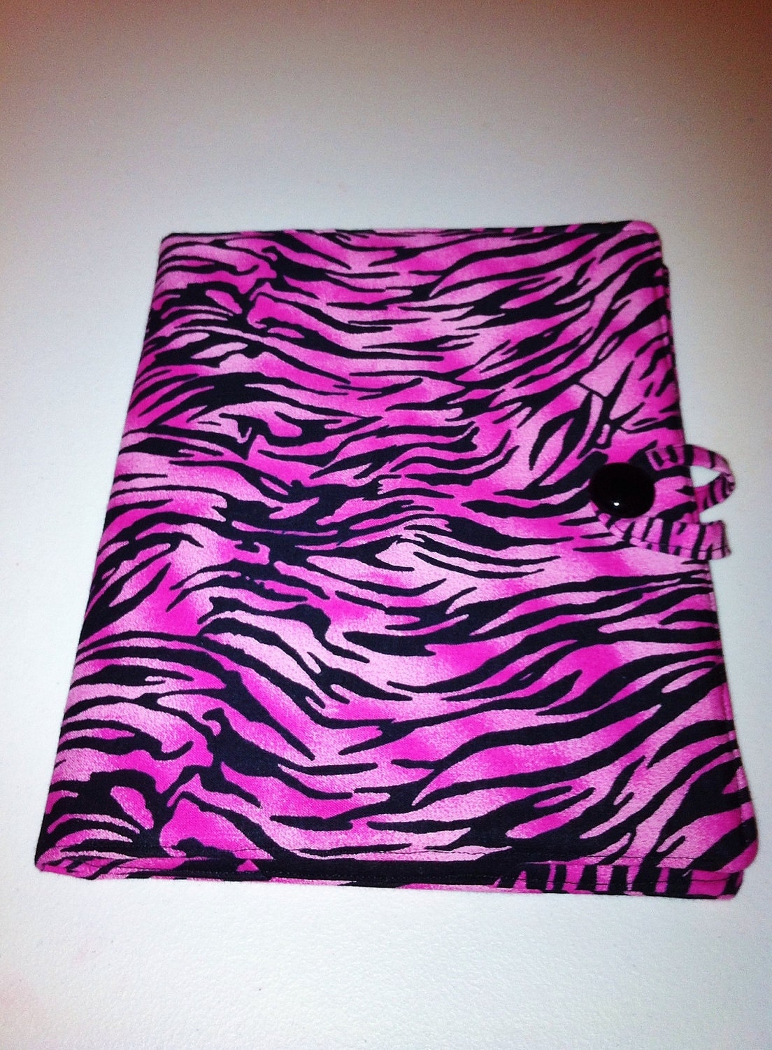 Pink & Black Zebra  Padded iPad2 Jacket
