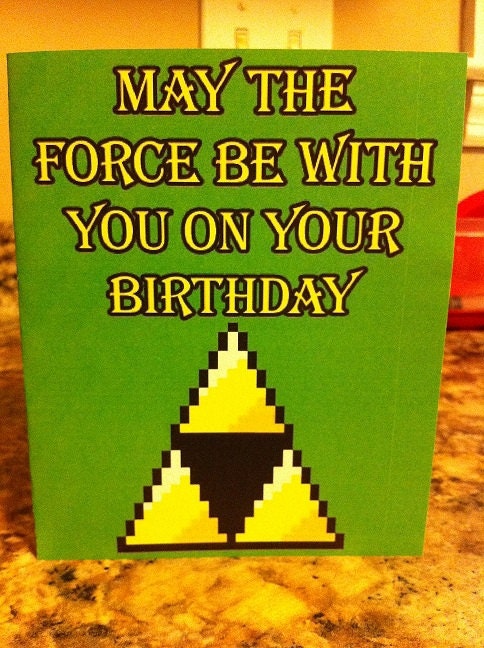 LoZ Birthday Card Template