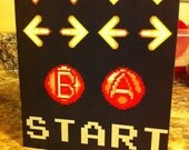Contra Konami Code Birthday Card Template