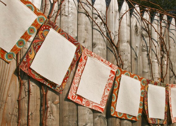 Wish Flags, Thanksgiving Decoration, Banner, Bunting for Birthdays, Autumn Weddings, Baby Shower Party, Fall Garland Il_570xn