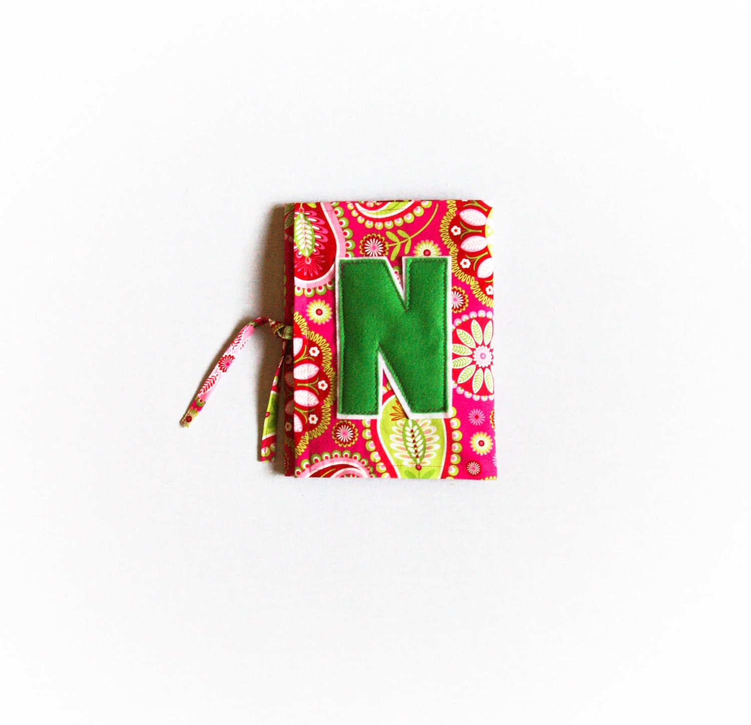 Personalized Journal with Eco Pencils for Girls, Bright Pink Travel Set