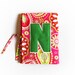 Personalized Journal with Eco Pencils for Girls, Bright Pink Travel Set