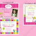 INSTANT DOWNLOAD diy Candy Shoppe Birthday Party  PRINTABLE Water Bottle Labels pink green blue yellow orange  candyland