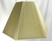 Chandelier Pendant Lamp Shade String Ivory Handmade Custom Hex Light