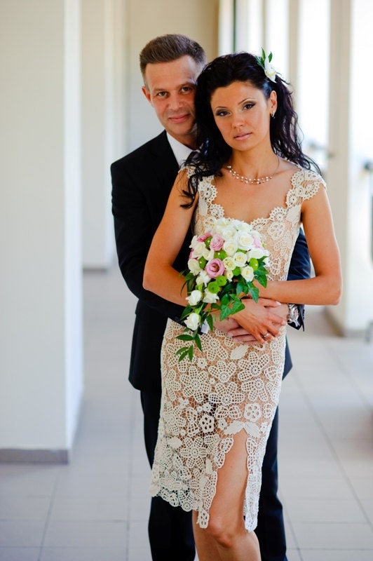 Wedding crochet dress