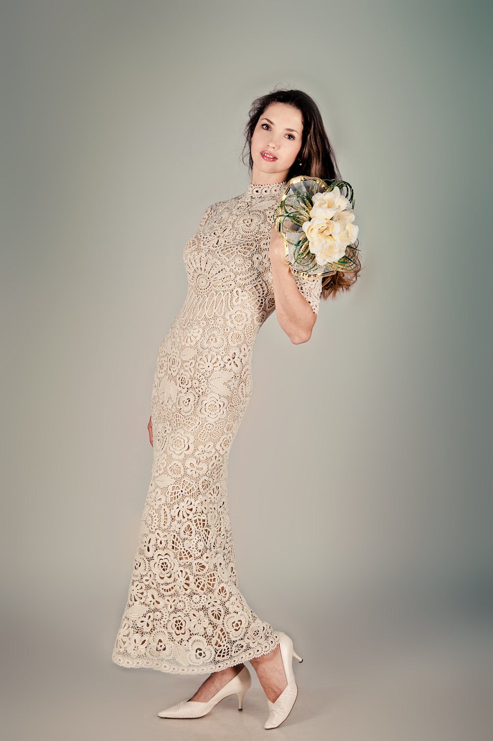 Some most amazing crochet / knit dresses