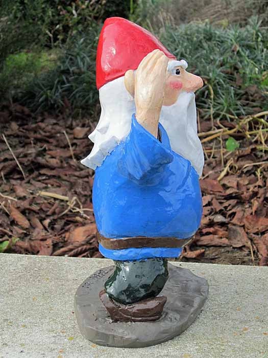 Combat Garden Gnome Officer with Pistol