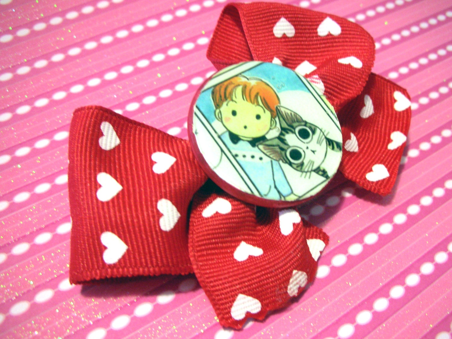 SALE Chii's Sweet Home Manga Hair Bow Original Geekery