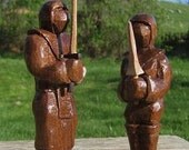 Ninja Chess Piece Wedding Cake Tops Hand carved on etsy   wedding cake toppers