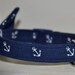 Anchor Dog Collar with Bow Tie