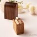Engagement ring box - original Woodstorming design wooden handmade ring holder - MADE TO ORDER