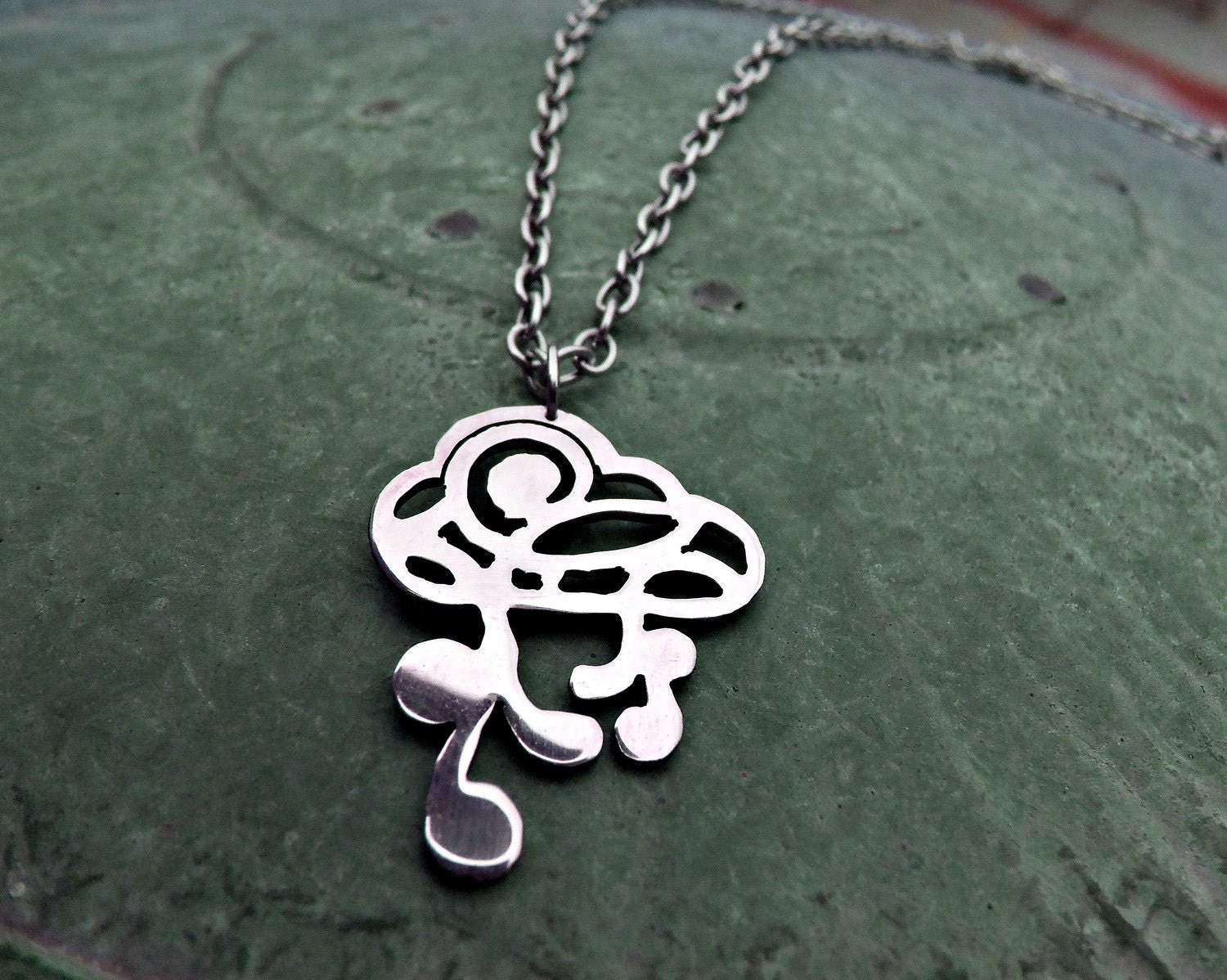 Ornamental Cloud Pendant Necklace