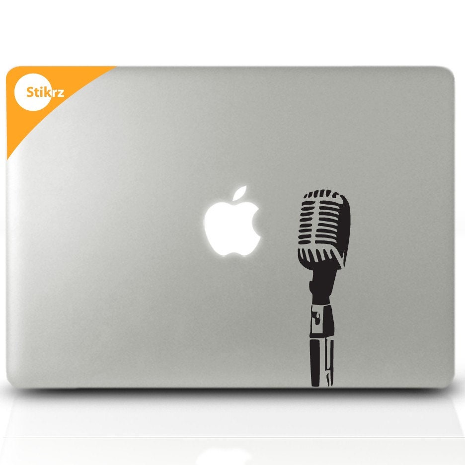 Apple Mic Decal 40