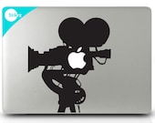 vinyl MAC DECAL vinyl laptop stickers Wall Computer Geekery- Film Camera- Removable Decal 63
