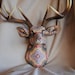Fabric Deer Head Wall Mount