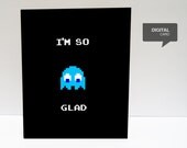 Pacman  Valentine's Day Love Printable Card
