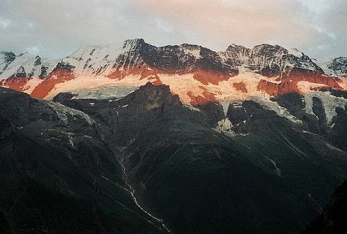 HALF OFF SALE sunset strip blazes over alps-fine art photographic print