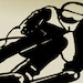 Ski, Skier, Snow, Sport, Skiing, Wall art, Metal Art, Wall Decor, Downhill, Gift