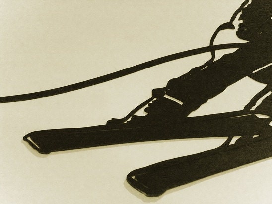 Ski, Skier, Snow, Sport, Skiing, Wall art, Metal Art, Wall Decor, Downhill, Gift