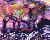 Wind and Waves - Batik Limited edition print