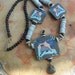 Eclectic Quail Design Necklace and Earring Set