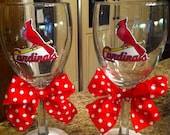 Cardinals wine glass