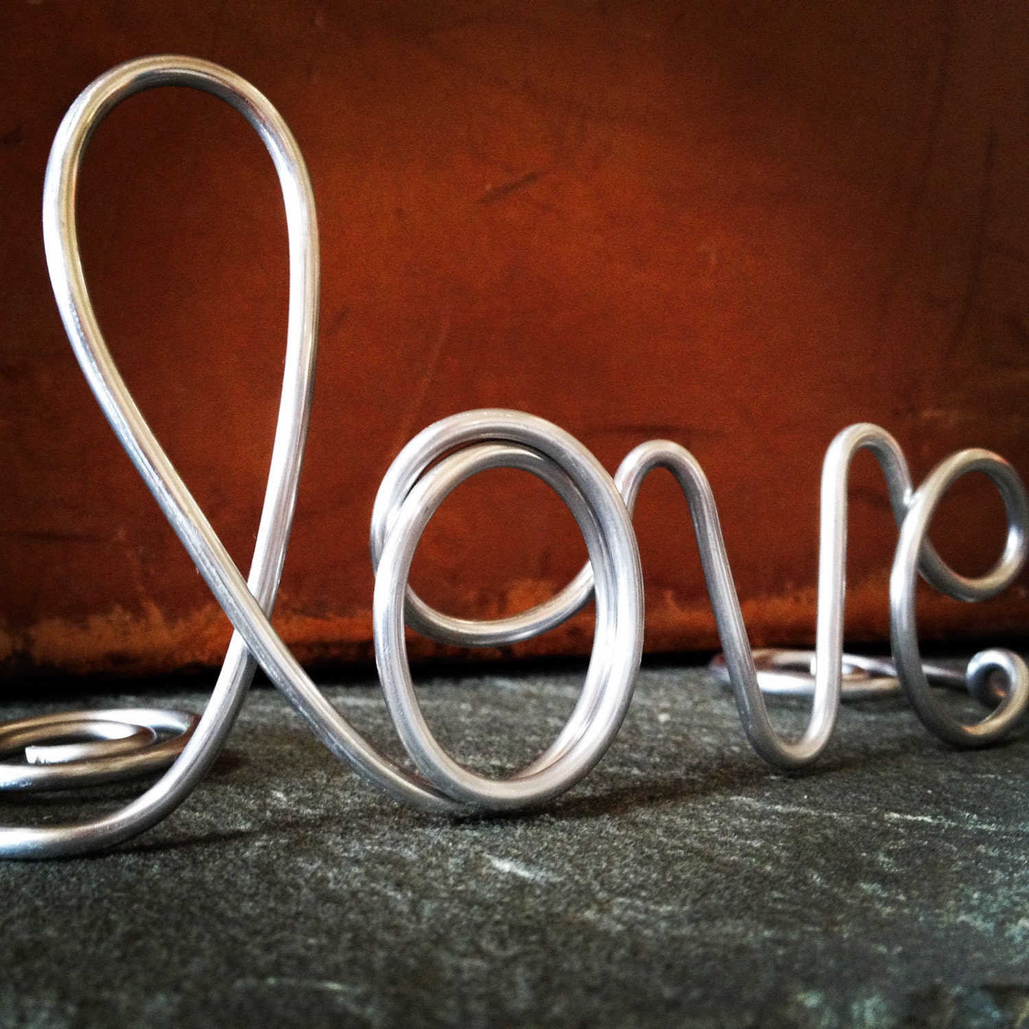 Simple Classy Love Wedding Cake Topper