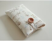 iPhone / iPod touch case padded sleeve pouch from fabric