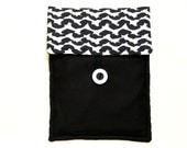 Kindle Fire Sleeve Black White Amy Butler River Shine