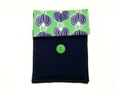 Kindle Sleeve in Amy Butler Chinese Lantern Grass Green