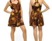 Batik Tribal Print Summer Romper Sz M