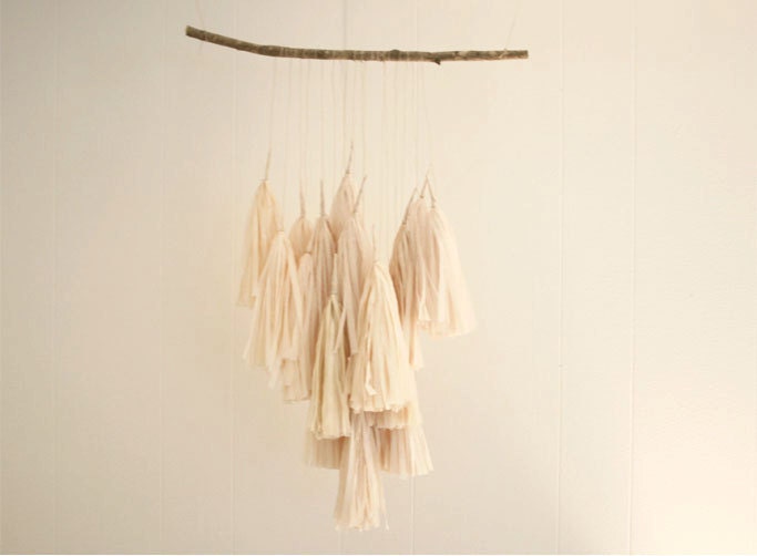 Peach Branch Tassels