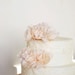 Peach Flower Cake Toppers (30)