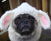Little Lamb Dog Hat / Made to Order